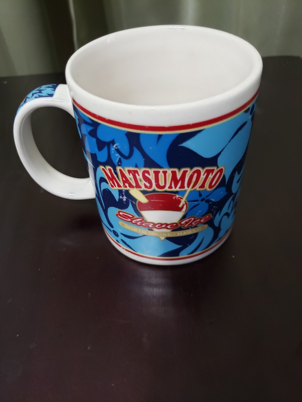 Matsumoto Shave Ice Blue Graphic Ceramic Mug